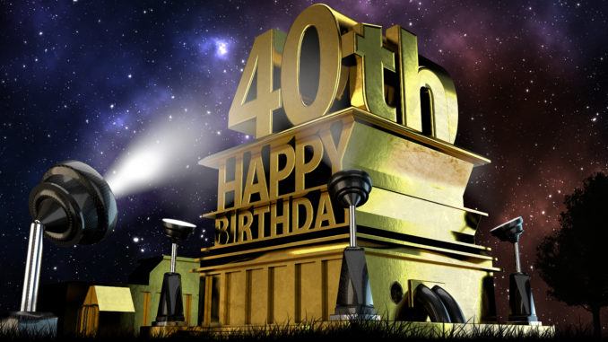 40-årsfest tema Hollywood